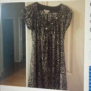 Bizz animal print top/dress L